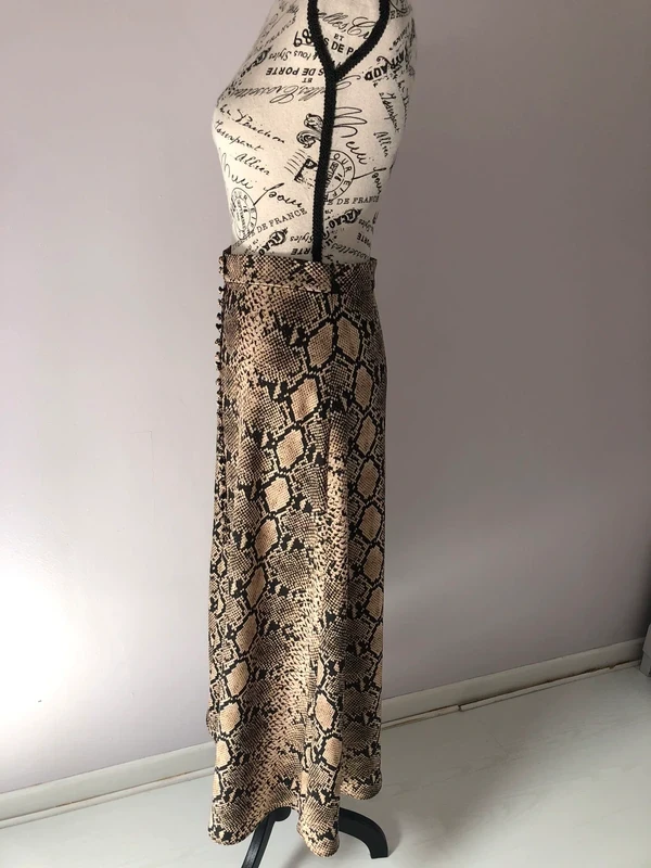 🖤 Falda larga con estampado de piel de serpiente – Zara – Talla XS – Muy buen estado – photo 7